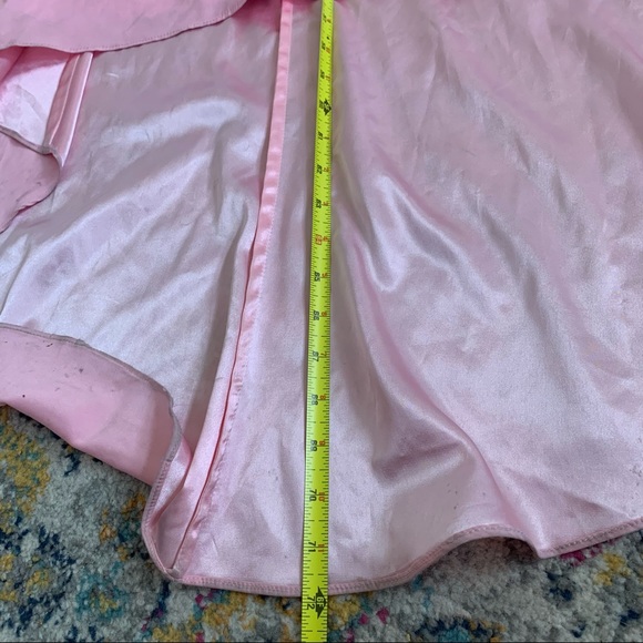 Pink Sparkle Fitted Ball Gown Prom Dress - Picture 9 of 14